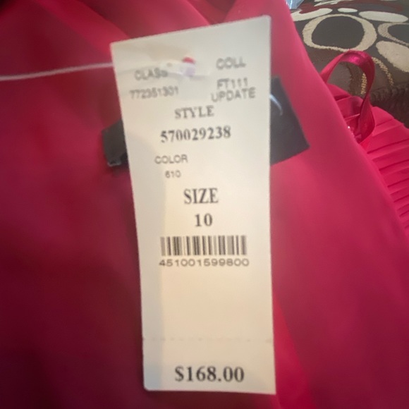 NWT Black house white market read pleated dress - Picture 5 of 5